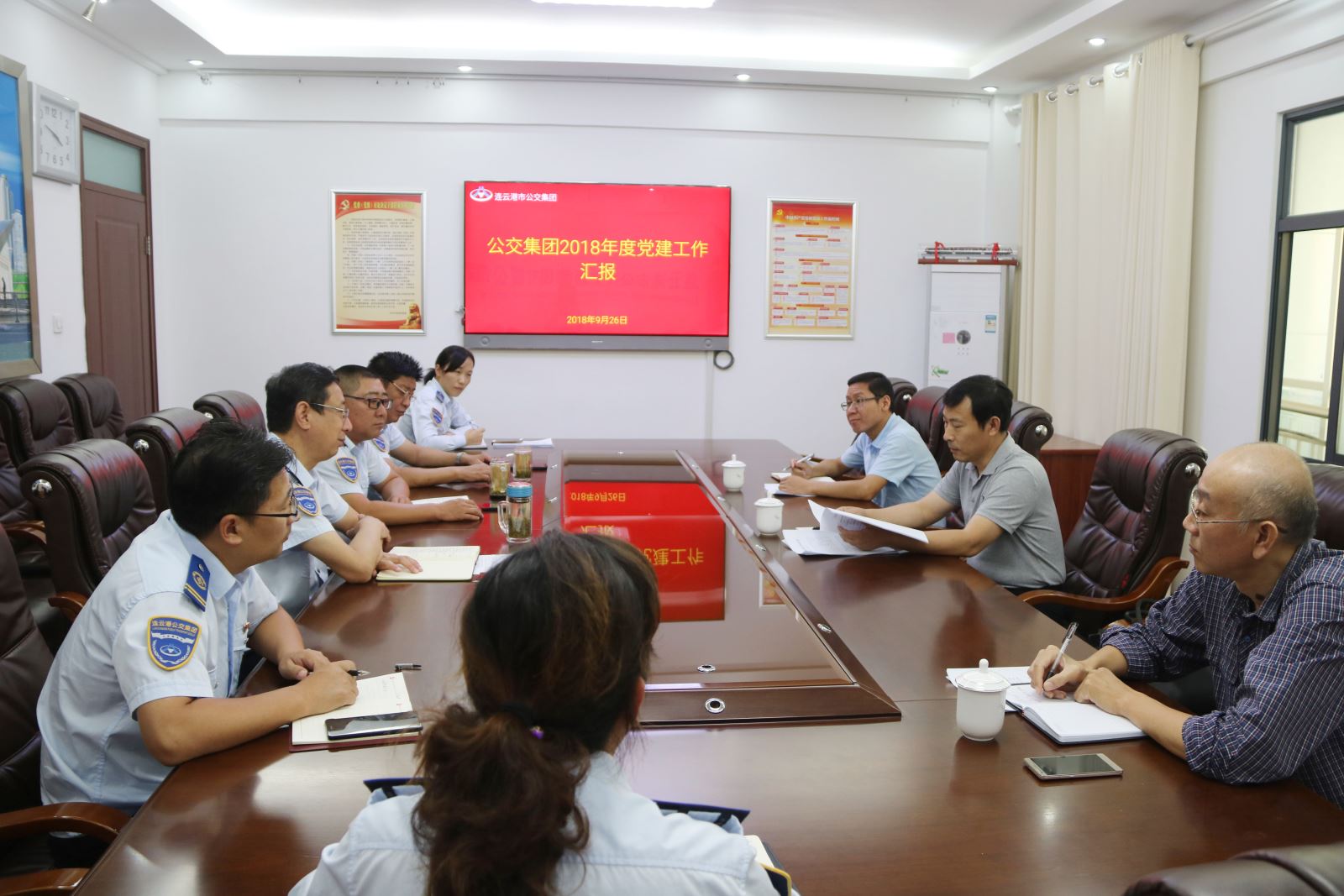 交通控股集團(tuán)領(lǐng)導(dǎo)到公交集團(tuán)督查2018年黨建工作開展情況